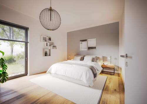 Beispiel Schlafzimmer - Etagenwohnung mit 58,10 m² in Nürnberg zum Kaufen