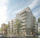Projekt Rodenborg - Neubau-Erstbezug im 5. OG - 2-Zimmer mit Balkon & Blick ins Grüne in aufstrebendem Quartier