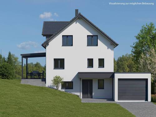 Visualisierung zur möglichen Bebauung - 