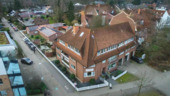 Luftbild - Mehrfamilienhaus, Wohnhaus in Buchholz