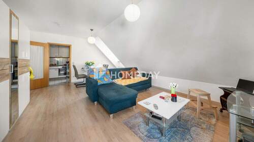 Wohnzimmer 3 - 1 Zimmer Etagenwohnung zum Kaufen in Meißen