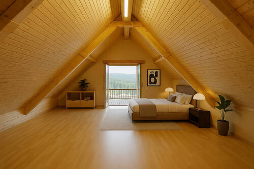 Visualisierung Dachspitz Garagenhaus - 