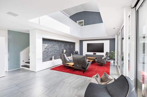 Wohnzimmer - Einfamilienhaus mit 341,70 m&sup2; in Fürstenfeldbruck zum Kaufen