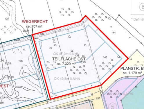 Grundstück Lageplan - Grundstück in Schulzendorf
