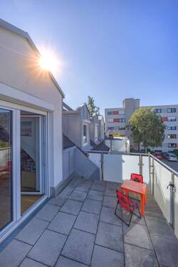 Balkon vom Wohnzimmer - 