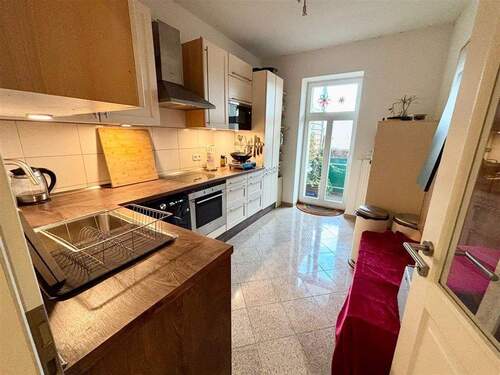 Küche (EBK Mieter) - Etagenwohnung mit 60,20 m² in Leipzig zum Kaufen