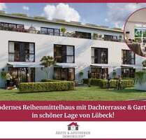 Modernes Reihenmittelhaus mit Dachterrasse in schöner Lage von Lübeck