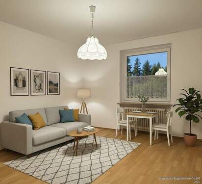 Appartement Einrichtungsvorschlag - 1 Zimmer Etagenwohnung zur Miete in Passau