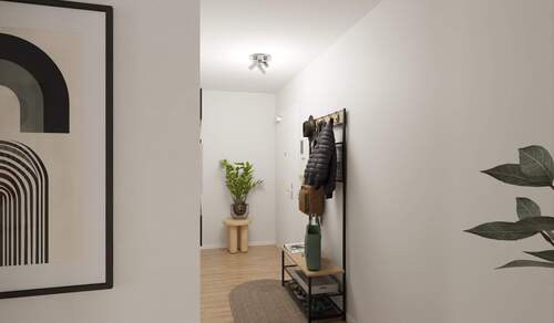 Heller und freundlicher Eingangsbereich - 3 Zimmer Etagenwohnung zum Kaufen in Germersheim