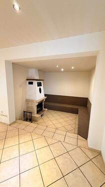 Kaminecke mit Sitzbereich - 