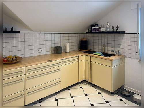 Küche im Dachgeschoss - 