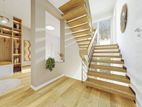 Treppenhaus (Modernisierungsbeispiel) - 6 Zimmer Einfamilienhaus zum Kaufen in Schwelm