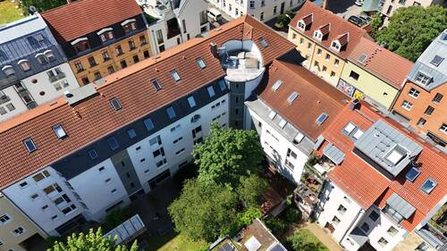 Innenhof Vogelperspektive - Garage, Stellplatz in Leipzig zum Kaufen