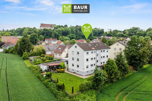Luftbild - Etagenwohnung mit 63,00 m² in Warthausen zum Kaufen