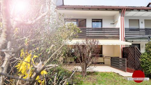 Südansicht - Ruhige Lage und sehr gepflegt: schönes Reihenmittelhaus in wunderbarer Waldnähe!