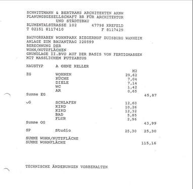 Flächenberechnung - 