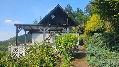 Ansicht Garten - 6 Zimmer Einfamilienhaus zum Kaufen in Schutzbach