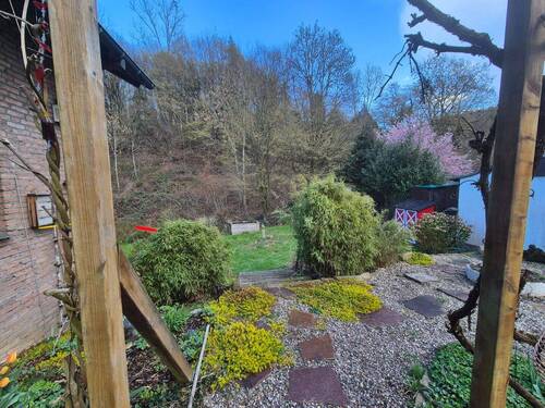 Ansicht Terrasse zum Garten.jpeg - Terrassenwohnung in Iserlohn zum Kaufen