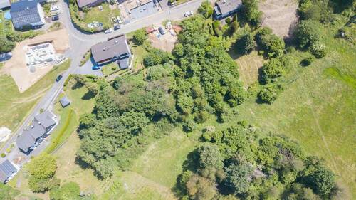 Drohnenaufnahme - Grundstück in Wissen