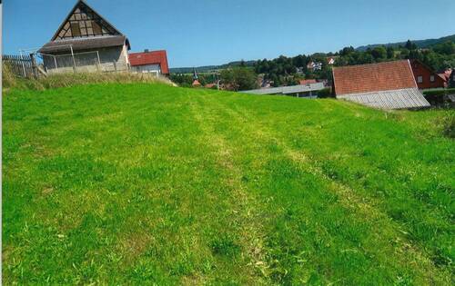 Teilansicht des Baugrundstückes - 