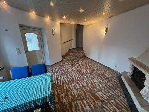 große Wohndiele mit Kamin - 