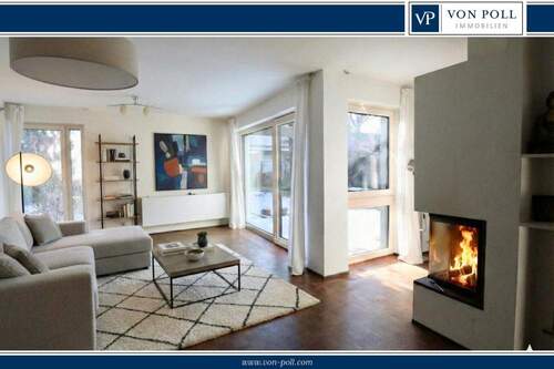 Startbild - Einziehen und wohlfühlen: Saniertes Familienidyll mit Glaskamin und Süd-Garten in München-Solln