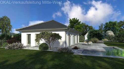 Bungalow 1 Walmdach Ansicht 4 - 