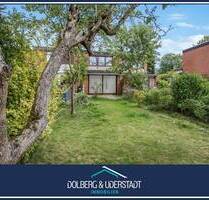 Ruhige Lage: Reihenmittelhaus mit attraktivem Garten sowie Wintergarten und Garage. - Hamburg / Rahlstedt