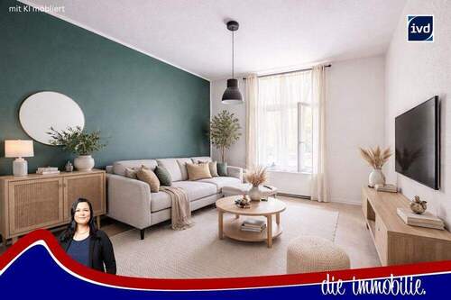 Titel mit KI möbliert - *** Inselleben in Magdeburg - Eigentumswohnung mit 4 Zimmern auf dem Werder ***