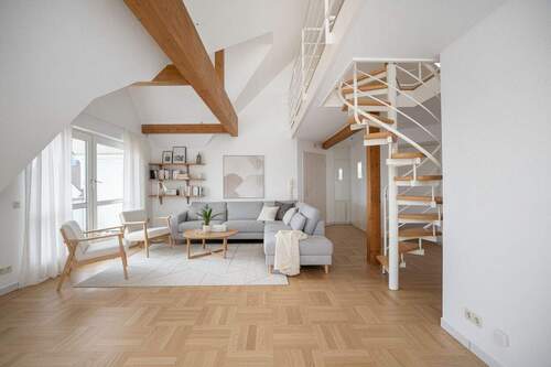 Wohnbereich-visualisiert - 3 Zimmer Etagenwohnung in Dreieich