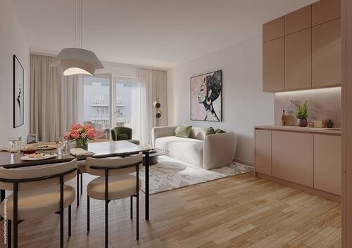 Wohnzimmer + Essbereich Dünenhaus WE 218 - 