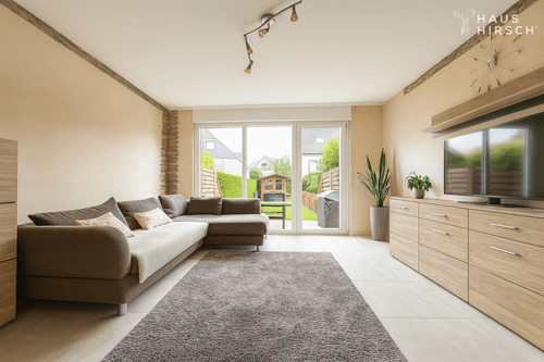 Ebene 1 - Wohnzimmer - XL-Reihenmittelhaus in moderner Splitlevel-Bauweise 140 m² Wfl mit Garten & Energieeffizienzklasse A