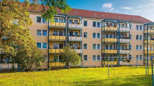 Außenansicht - Etagenwohnung mit 46,40 m&sup2; in Freiberg zur Miete