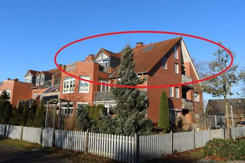 Außenansicht - Eindrucksvolle Maisonette-Wohnung mit Dachterrasse - Große 4 Zi.-ETW in Gifhorn-Süd