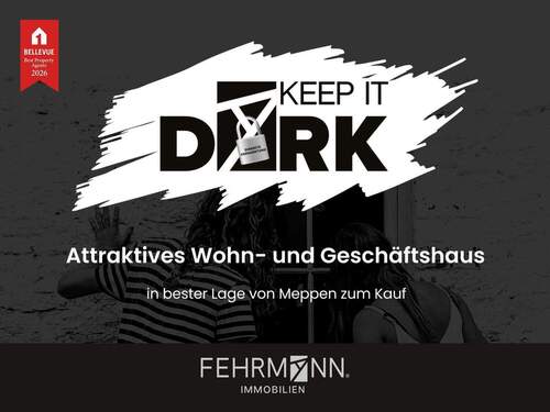 Vorschaubild+Siegel - Attraktives Wohn- und Geschäftshaus in bester Lage von Meppen zum Kauf