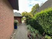 Blick zum Carport - 3 Zimmer Etagenwohnung in Worpswede