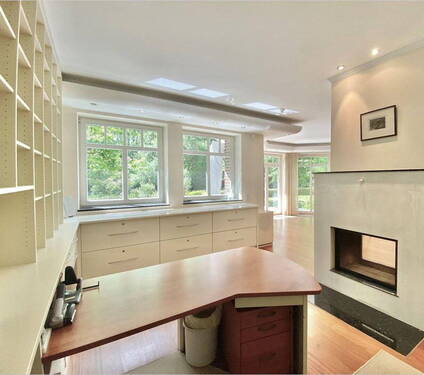 Home Office mit Tunnelkamin - 