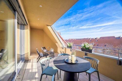 Terrasse Wohnebene - 5 Zimmer Etagenwohnung in Berlin