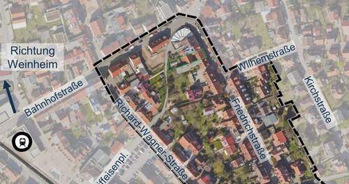 Grün: Grundstück Flur 474 - 5 Zimmer Mehrfamilienhaus, Wohnhaus zum Kaufen in Dossenheim