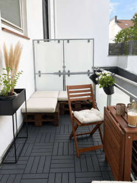 Balkon sanierte Wohnung - 