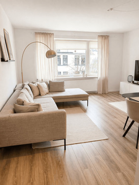 Wohnzimmer sanierte Wohnung - 