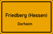 Schild - Friedberg-Dorheim: Charmantes Einfamilienhaus