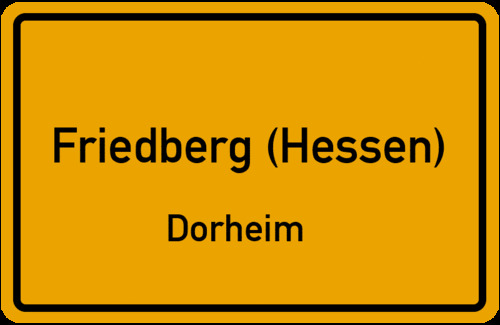 Schild - Friedberg-Dorheim: Charmantes Einfamilienhaus