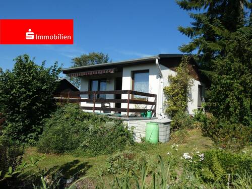 Ansicht - Ruhe und Erholung pur! Freizeitgrundstück mit Bungalow in Schleiz - Nähe Freibad!