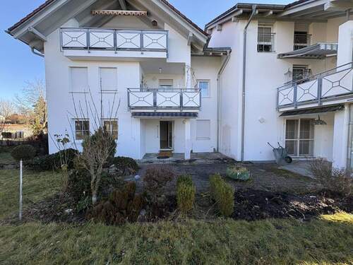 Rückseite-Garten - 2 Zimmer Etagenwohnung in Kißlegg