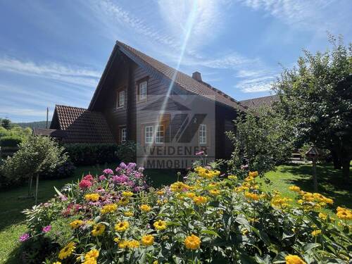 Gartenansicht - 4 Zimmer Einfamilienhaus zum Kaufen in Berga-Wünschendorf