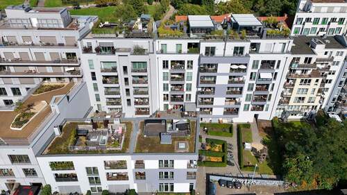 Luftansicht auf die Dachterrase - 