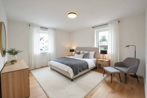 Schlafzimmer - 3 Zimmer Etagenwohnung in Limburgerhof