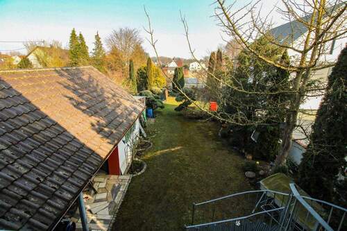 Balkonaussicht auf den Garten - 