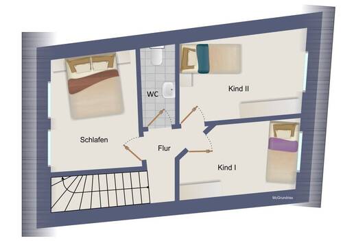 Haus 2 - Dachgeschoss - 